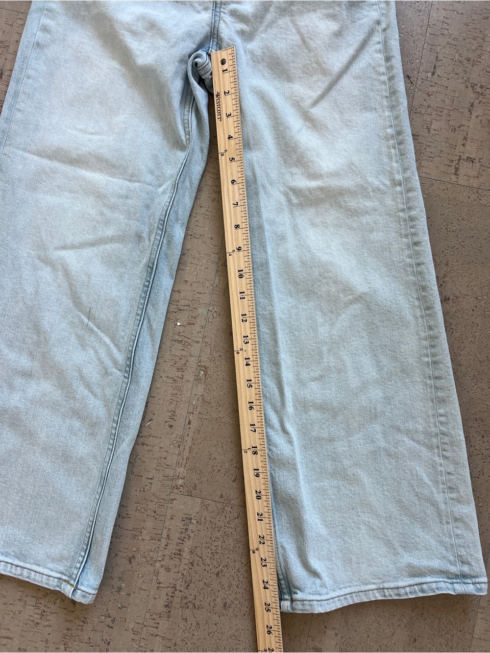 Everlane The Way-High Sailor Jean Womens 25S High Rise Wide Leg Light Wash Denim - Picture 9 of 9